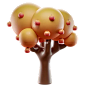 Apple Tree  3D Icon