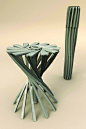 OneShot大自然的神奇造型折叠凳 工业设计--创意图库