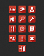 Flat icon set on Behance