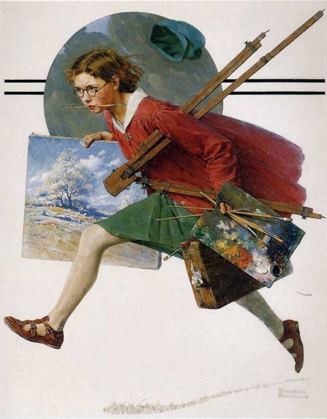 by Norman Rockwell <...