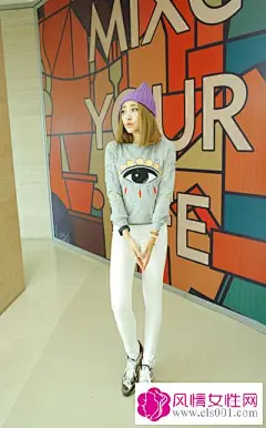 秋季套头卫衣时髦显瘦穿法 矮胖女生大救星