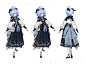 HoYoFair提瓦特风尚活动 甘雨服设
作者：shi_b_a ​​​