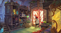 Magic shop , Veronika Firsova : My dream come true x) At last 2-3 years i wanted to draw some classical fantasy enviroments ( fantasy shops, tavern..etc) difficult to explain why...maybe this dream born from my reading and gaming experience - almost in ev