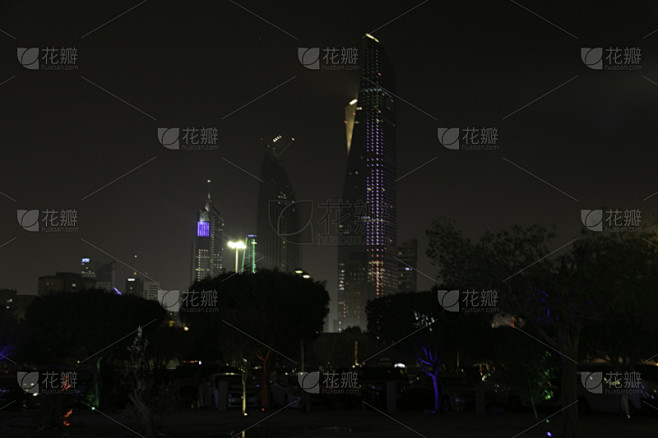 科威特,塔,科威特塔,建筑外部,风景,图像,光轨,波斯湾,无人,户外