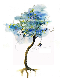 堆樱桃的丸子采集到水彩画