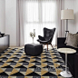 时尚欧式格子地毯客厅茶几沙发地毯卧室床边地毯样板间地毯定制-淘宝网