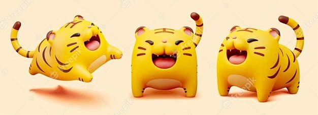 Chubby tiger figurin...