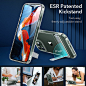 Amazon.com: ESR Metal Kickstand Case Compatible with iPhone 13 Pro Max Case, Patented Two-Way Stand, Reinforced Drop Protection, Slim Flexible Back Cover, Clear : Cell Phones & Accessories