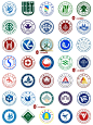 灵感采集中国大学排行榜校徽logo设计合集