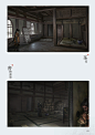 《只狼 影逝二度》游戏场景概念设计图——#日式写实游戏建筑场景设计