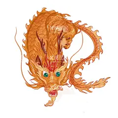 龙  - 源文件下载【酷图网】手绘龙,龙,龙凤,风,国潮龙,古典龙,古风龙,中国风龙,龙插画,龙素材,中国风,国潮,