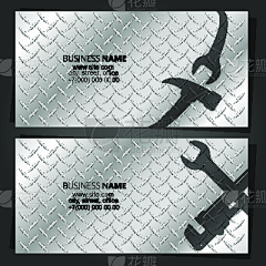 锤子,名片,活动扳手,商务,专门技术,热,空调,模板,钢铁,水管