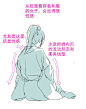 #SAI资源库# 绘制动漫和服要点总结！（画师：Elruu） 绘制彰显性感魅力的和服形态，从站姿、坐姿、躺姿多种姿态出发，自己借鉴，转需~