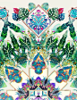 Pattern design [botanic] + Wide Wallpaper (21/9/2)｜82PIGEON｜pixivFANBOX : Subject [The Obsession]