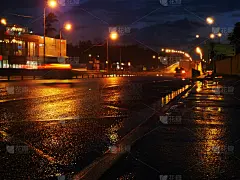 夜晚,路,暗色,蓝色,沥青,时间,迅速,背景,图像,推拉镜头