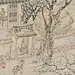 中国风国画古代名人名画史汉元日题诗图轴（局部）