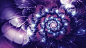 General 1920x1080 abstract fractal fractal flowers glowing digital art