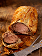 Gordon Ramsay's Beef Wellington >> I don't eat beef, but my husband would be so happy if I made this for him, might have to try!