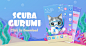 Scuba Gurumi : Scuba GurumiGurumi became a scuba diver!Meet the summer season theme of Sugar Cat & Candy Doggie.Go to Samsung Theme Store : http://goo.gl/2hv8DQ  (Galaxy Only)  Go to Air Launcher theme : https://goo.gl/jOrahy (Android Only)