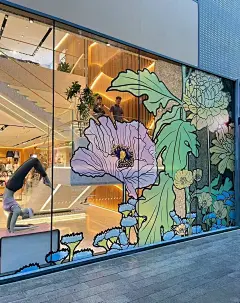 北京商业橱窗美陈商业美陈超透贴 - 小红书