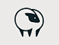 Chobani Logo这是一个双重意义的Logo，字母“c”是绵羊的头。 不错的设计！