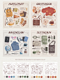 Hogwarts Starter Packs : A series of illustrations for those who still haven't received their Hogwarts letter! Let me know which starter pack is your favoire!