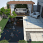 【印和小院】苏州湖西玲珑现代风格庭院设计 效果图 施工图-淘宝网