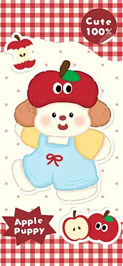 夏日水果小狗|原创壁纸分享 - 小红书