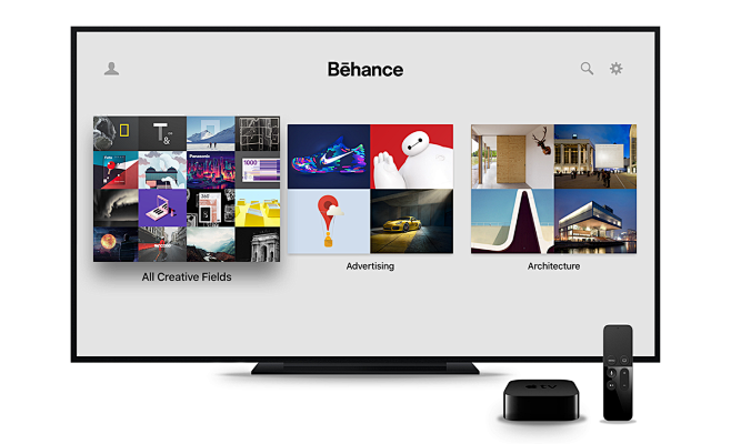 Behance for Apple TV...