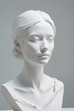 雕刻艺术作品石膏雕塑模型图片