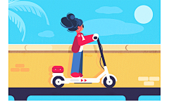 滑轮女孩矢量插画
制作教程☞☞☞☞云琥在线http://www.yunhuzx.com/interlocution/1520/show