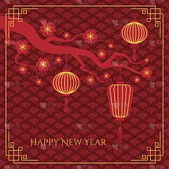 中国新年背景