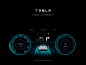 This contains an image of: Tesla Dashboard Concept