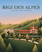 Swiss Hotel Postcard by Krestovskaya Anna on Dribbble