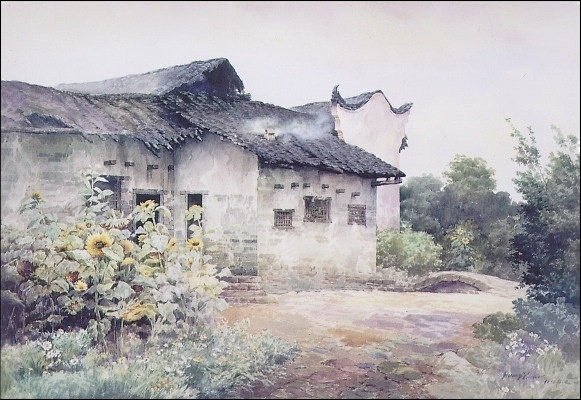 老北京水彩画