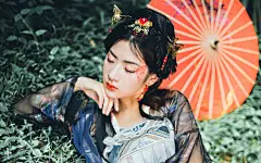 古风汉服美女唯美户外写真桌面壁纸_美女壁纸_壁纸下载_美桌网