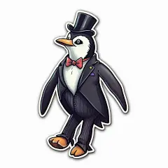 AI绘画_Prompts_mr-vee_A_sticker_of_a_quirky_penguin_with_a_waddling_gait_and_a_741c741f-f0cf-4a41-8eb0-1781a04abce0_xpanx.com