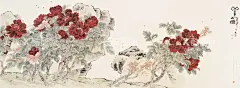 牡丹花假山国画  - 源文件下载【酷图网】国画,山水画,中国风,中式,映山红,风景画,书法绘画,花鸟画,写生,复古油画,画芯,江南风景,玫瑰花,牡丹花,新中式,客厅背景画,沙发背景墙,装饰画,书房水墨画,办公室挂画,花鸟油画,工笔画,电视背景墙,壁画,大气,简约,风水画,中国传统,手绘,临摹,梅兰竹菊,装饰背景,