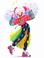 AI-丨风格灵感分享丨涂鸦插画丨开心女孩丨