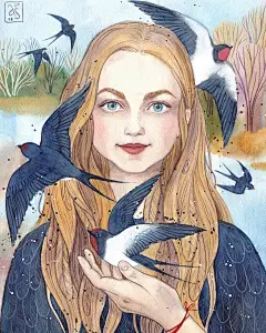 俄罗斯Anna Speshilova森林奇幻插画设计