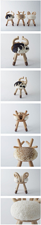 一组模仿动物形态的椅子设· Takeshi Sawada | 视觉中国