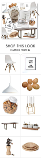 "Untitled #852" by anitadz ❤ liked on Polyvore featuring interior, interiors, interior design, home, home decor, interior decorating, Pablo, OXO, By Lassen and Universal Lighting and Decor