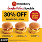 McDonald's Sambal Scrambled Egg Sandwiches Promotion 30% OFF (28 October 2020 - 3 November 2020)