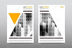 杂志的小册子封面抽象背景海报传单小册子布局模板传单设计矢量
