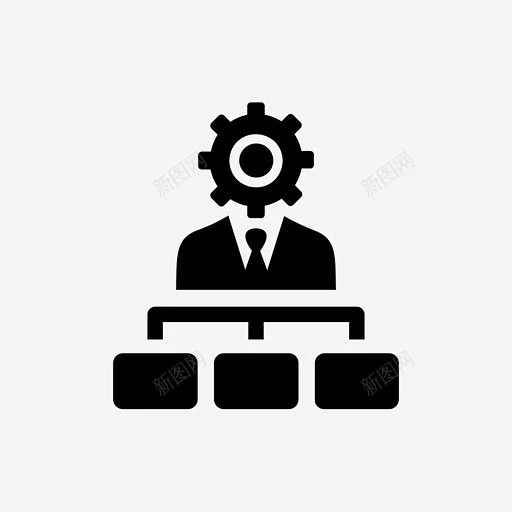 管理组织经理图标 领导 icon 标识 标志 UI图标 设计图片 免费下载 页面网页 平面电商 创意素材-花瓣网
