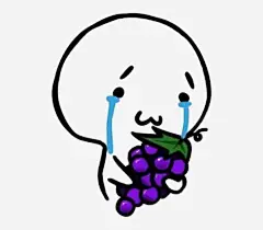 卡通不开心logo表情包哭葡萄 https://88ICON.com 卡通 不开心 logo 表情包 哭 葡萄卡通不开心logo表情包哭葡萄