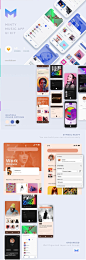 可定制的iPhone XS iOS音乐应用UI工具包，使用Sketch。，Minty音乐应用UI工具包设计_UI集合_乐分享素材网_psd素材_平面素材_png素材_免费素材_素材共享平台