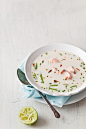 Thai Coconut Milk & Salmon Soup