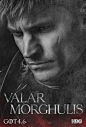 《权力的游戏》第四季人物海报，“Valar Morghulis 凡人皆有一死”。大发便当的节奏，4月6日开播！