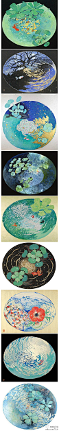 水彩 水の記憶。作者：日本艺术家Kaoru Kan